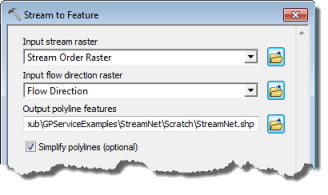 Stream to Feature parameters